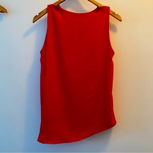 Zara red sleeveless blouse in size XS.